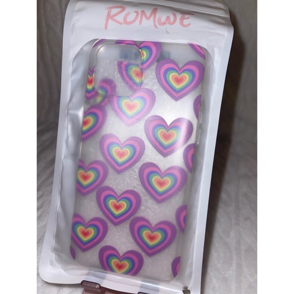 Rainbow Mini Hearts iPhone 12 Pro Max Case 💜 - Picture 13 of 17